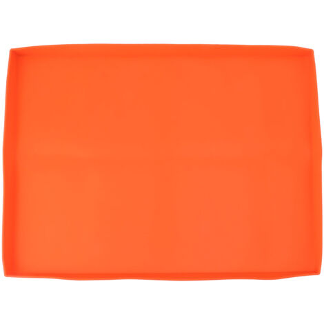 Griddle Mat Heavy Duty Silicone Grill Cover Protect Your Griddle From Rodents Debris Rust All Season BBQ Grill Mat 22in Orange