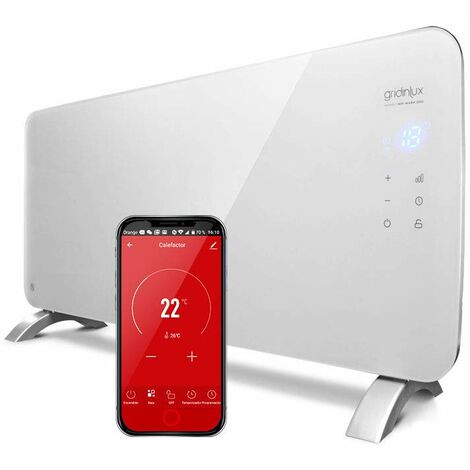 Cecotec Radiatore elettrico a basso consumo energetico Pronto caldo 6770  con connessione Wifi, 2000 W, termostato