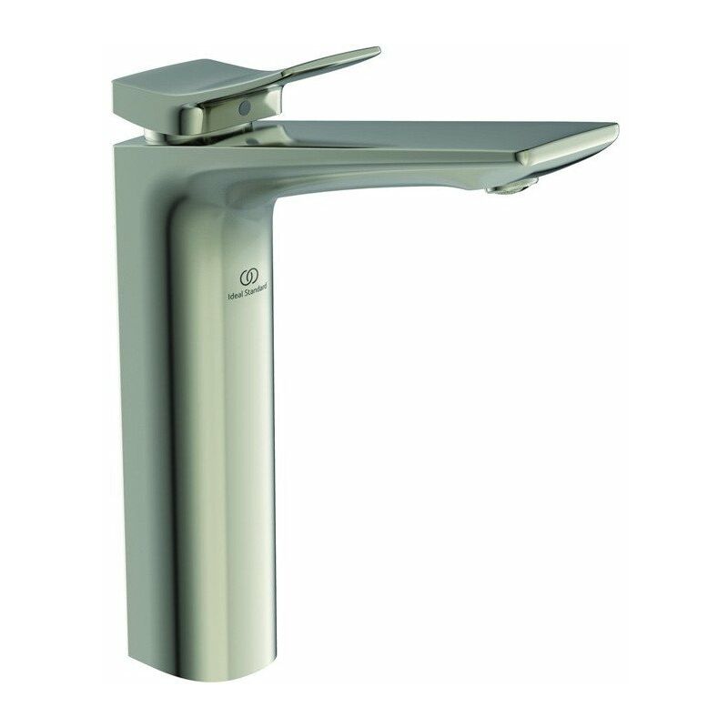 

Ideal - Grifería lavabo CHECK saliente 150 mm plateado Storm con vaciador y base alargada STANDARD