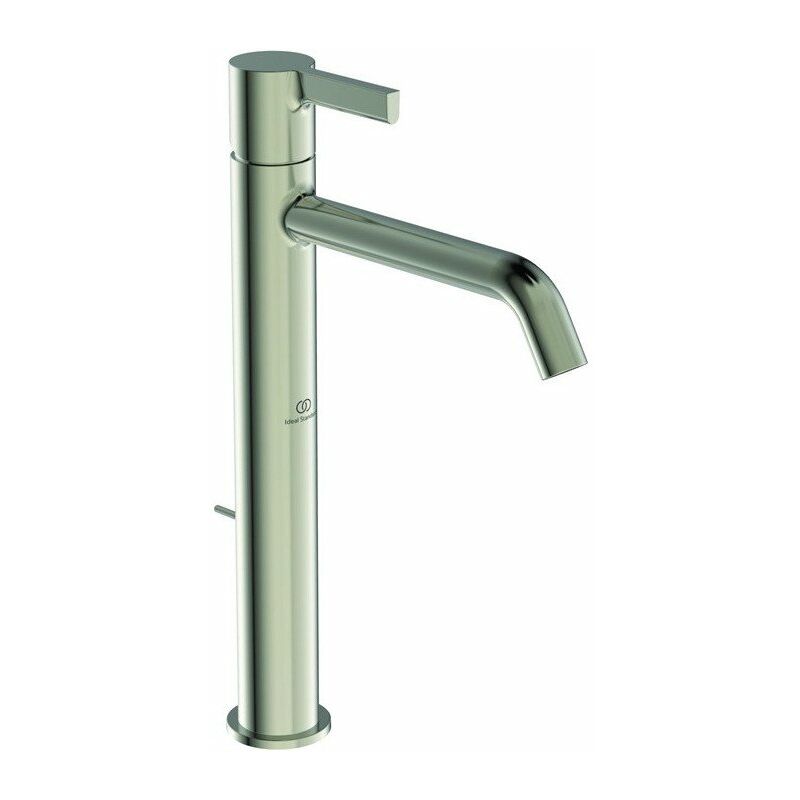 

Ideal - Grifería lavabo JOY saliente 170 mm plata Storm con base alargada, con desagüe. ESTÁNDAR