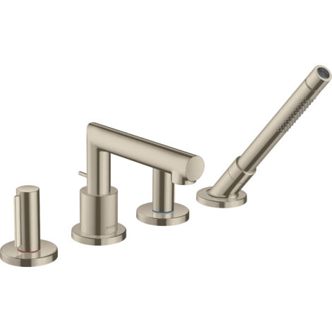 Grifería para bañera de 4 agujeros hansgrohe AXOR Uno, Zerogriff,