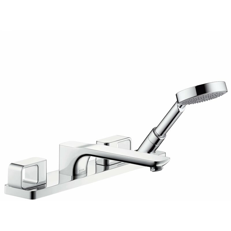 

Grifería para bañera de 4 agujeros Hansgrohe Axor Urquiola, proyección 198mm - 11443000