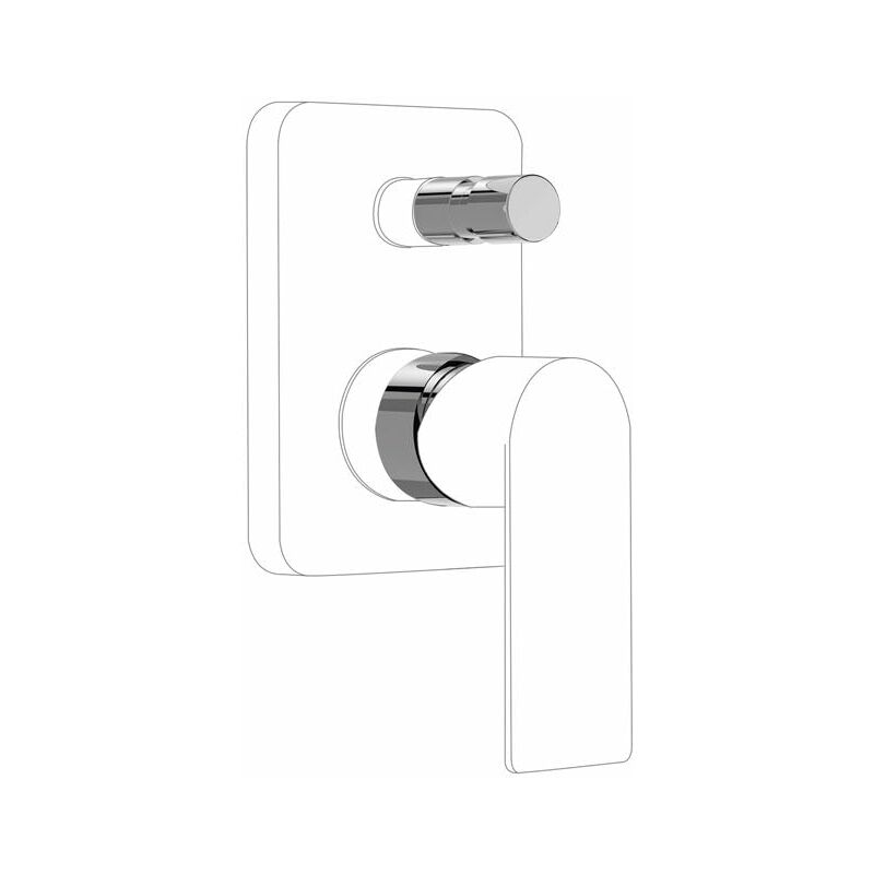 

TRES 20018010 Alargadera Para Grifo Empotrar Baño-Ducha