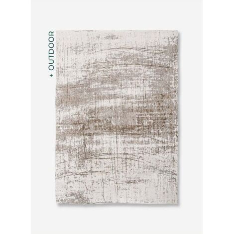 GRIFF DESIGN - TAPPETO MODERNO MAD MEN - Prodotto in Belgio - Rifinito a mano - Antiscivolo naturale - 85% cotone - 15% poliestere - Giungla di cemento - 140 x 200 CM