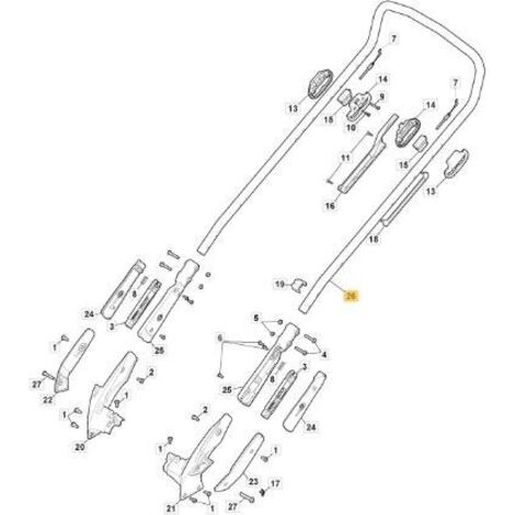 GRIFF DIGI-BULLDOG MP2 GRAU ASTR+IMP ORIGINAL STIGA - 381007653/0