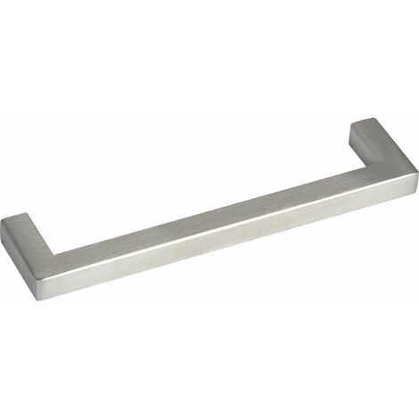 Griff Euros hohl, LA 128 mm, Breite 138 mm, Edelstahl gebürstet