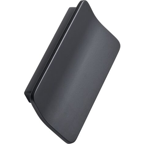 Griff Leaf LA 64mm, Breite 85mm, Zinkdruckguss schwarz matt
