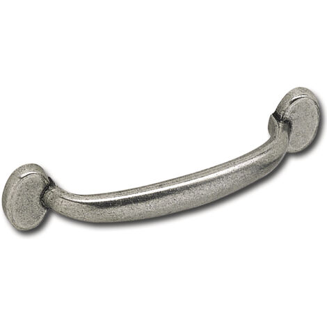 Griff Omana (Möbelgriff) Breite 129 mm Küchengriff Zinkdruckguss altsilber