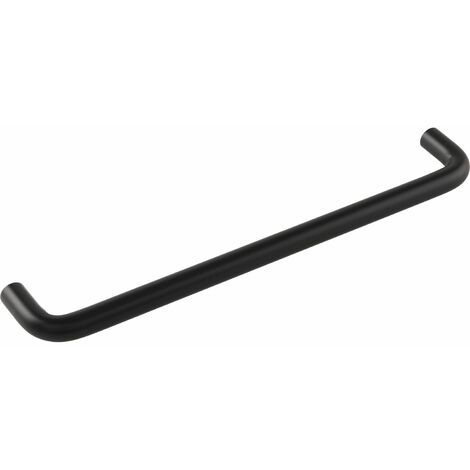 Griff Sulis ø 10 mm, LA 192 mm, Breite 202 mm, Stahl schwarz lackiert