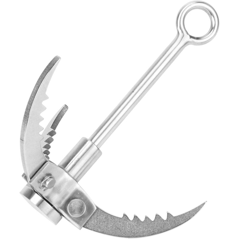 Griffe de Survie Pliante en Acier Inoxydable, 3 Griffes Crochet Pliant Survie extérieure Crochet à grappin d'escalade en Acier Inoxydable pour Toutes