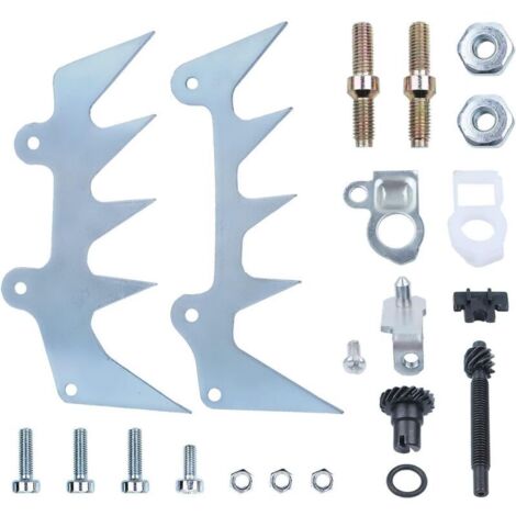 Griffes de Chain Kits pour Stihl MS660 MS460 MS440 066 046 044, Butée à Griffes + Vis Assorties + Tendeur de Chaîne + Boulon et Écrou Pièces Tronçonneuse Accessoire (avec Kit Tendeur)