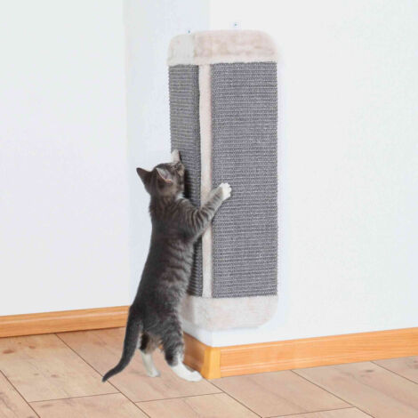 Griffoir d'angle pour chat  32 x 60 cm Gris - Trixie
