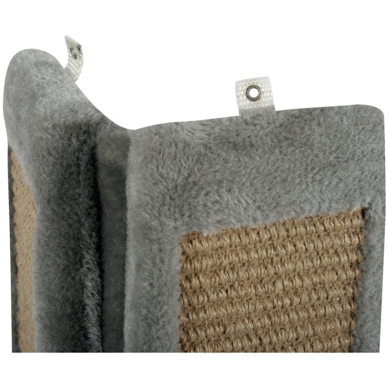 Zolux - Griffoir d'angle gris 24 x 56 cm, pour chat