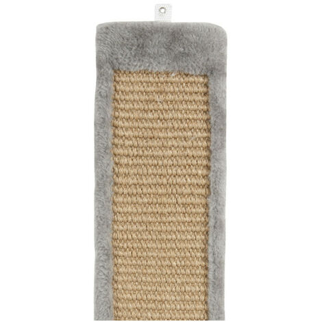 Griffoir mural gris 12 x 56 cm, pour chat - zolux