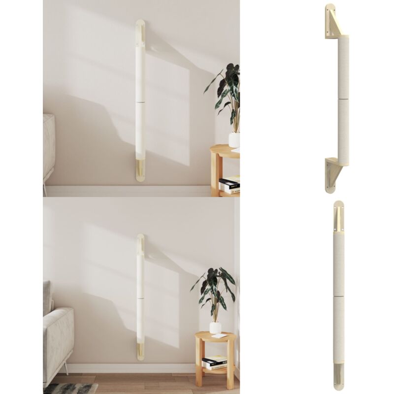 Vidaxl - Griffoir mural pour chat 109 cm sisal - Griffoir Mural Chat - Arbre à Chat Mural - Jouet Chat - Accessoire Chat - Griffoir Sisal - Home &