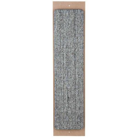 Griffoir, tapis en sisal/catnip 17 × 70 cm, gris