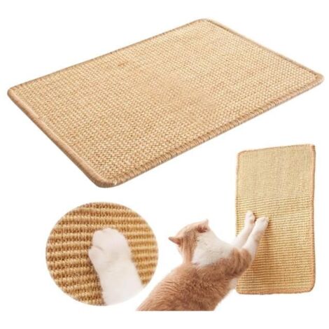 Griffoir - yd - Tapis en Sisal - Antidérapant - 50x25cm - Beige