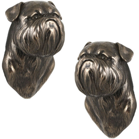 Griffon di Bruxelles, Griffon Bruxellois - una statuetta di cane, un busto appeso, una decorazione unica per un amante dei cani di Art-Dog