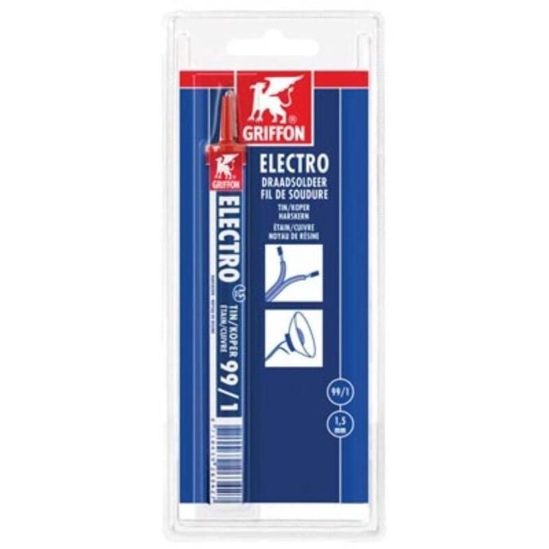 Griffon - fil de soudure électronique - étain/cuivre - 99/1 RI16860