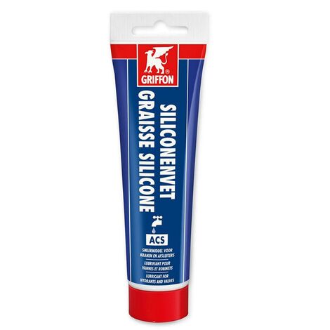 Griffon – Graisse silicone 15 g – Lubrifiant pour métaux et plastiques – Prévention du gel des joints – Application directe sur surfaces