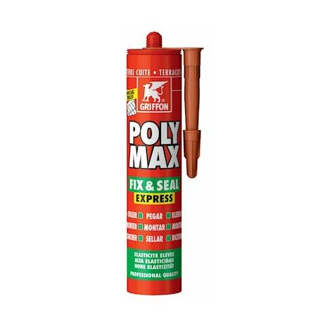 Griffon – Mastic de fixation terracotta pour béton et carrelage – Adhésion forte et durable – 6310414