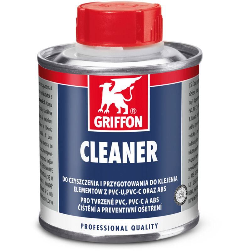 Griffon Pvc Reiniger 250 Ml Wirkungsvoll Reinigung Rohr Fittings Pool Schwimmbad