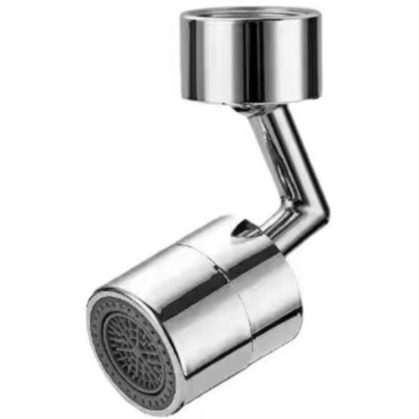 Grifo aireador universal antisalpicaduras con extensión de 720 grados para lavabo y caño giratorio.