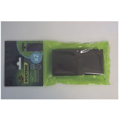 GRIFO ALUPOST - Juego de 2 tapones para ALUPOST - Antracita Nortene