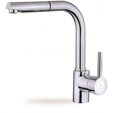 GRIFO ARK 938 CROMO Monomando icono de Teka, resistente maneral metálico, flexible extra resistente