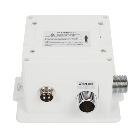 Grifo automático con sensor LED para uso en baños/salas de trabajo, de cobre G1/2", mezclador sin contacto con filtro integrado y función de ahorro de agua.