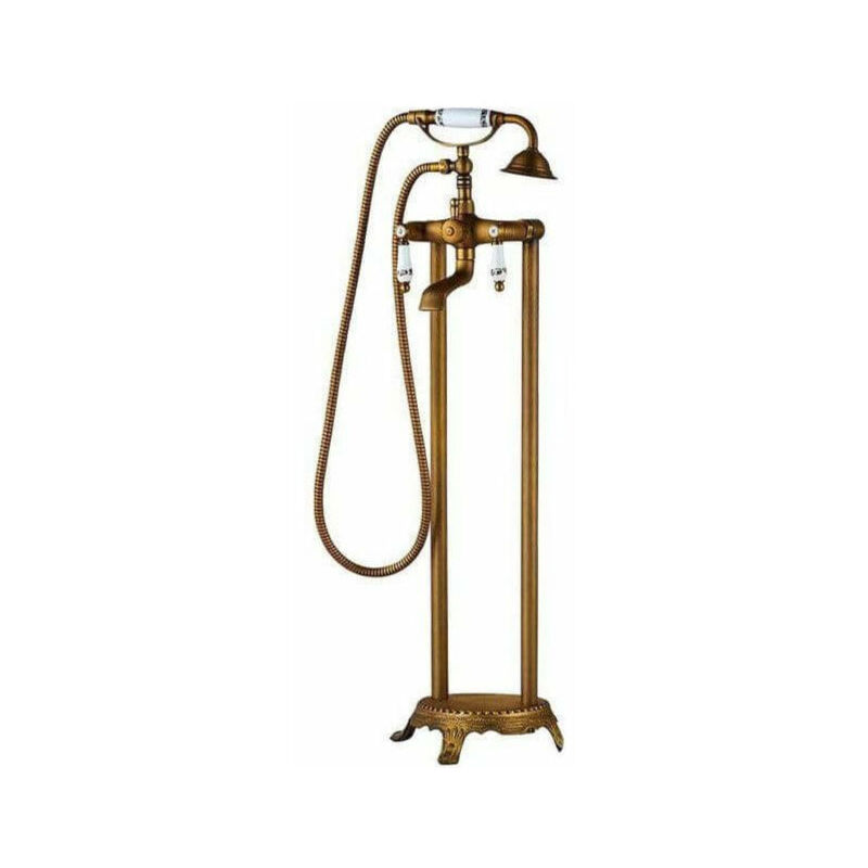 

Grifo bañera de pie retro FLORINA dorado envejecido