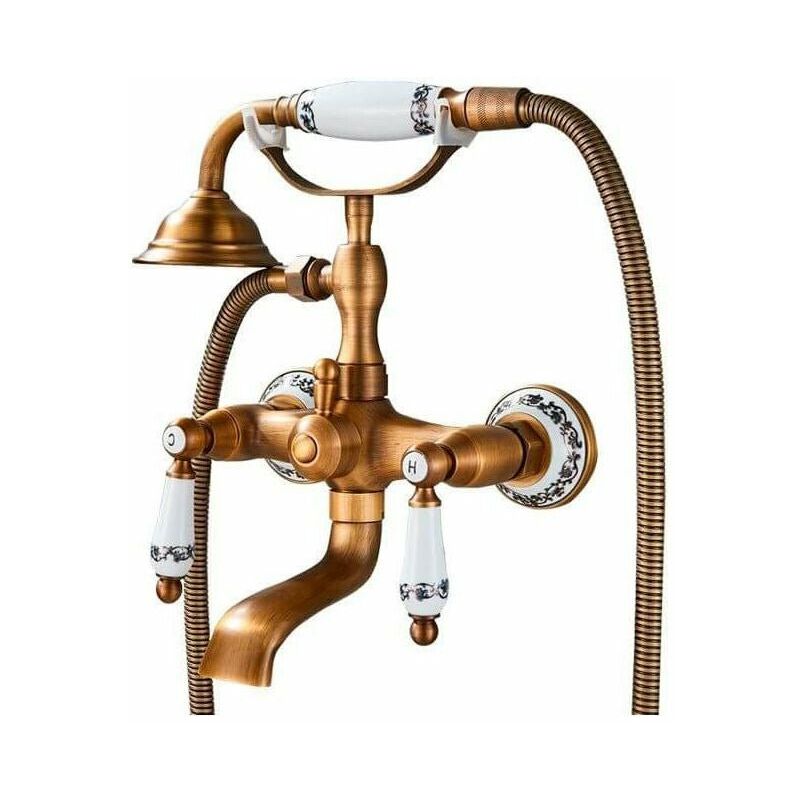 

Grifo bañera retro FLORINA dorado envejecido