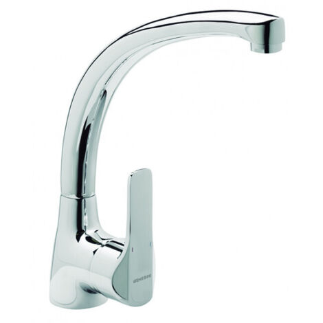 Grifo baño monomando GENEBRE K8 fregadero caño cromado