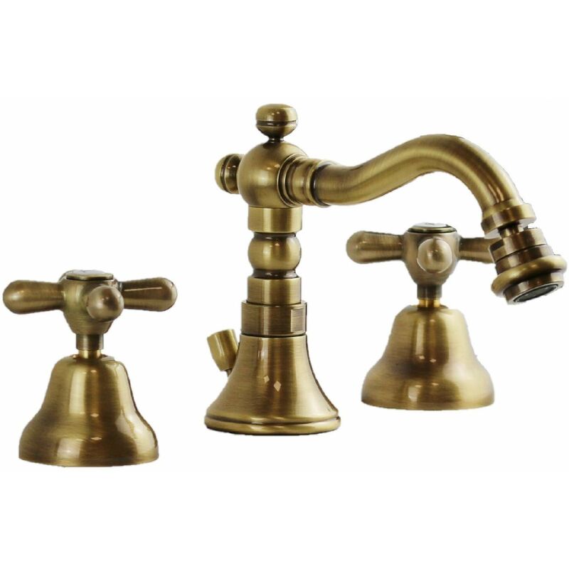 

Mezclador de bidé de 3 orificios en estilo vintage Resp Old America 174 | Bronce