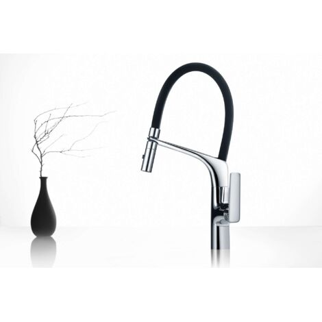 Grifo bidé monomando Dinamarca negro mate - IMEX