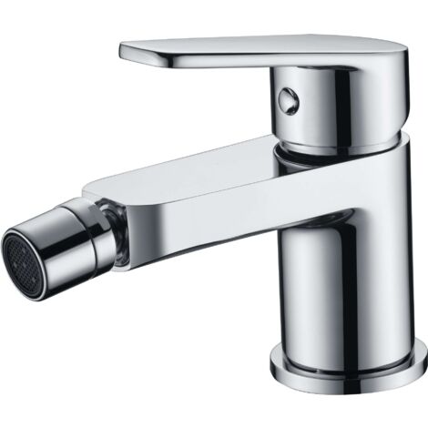Grifo bidé monomando Line Black Gun Metal - IMEX