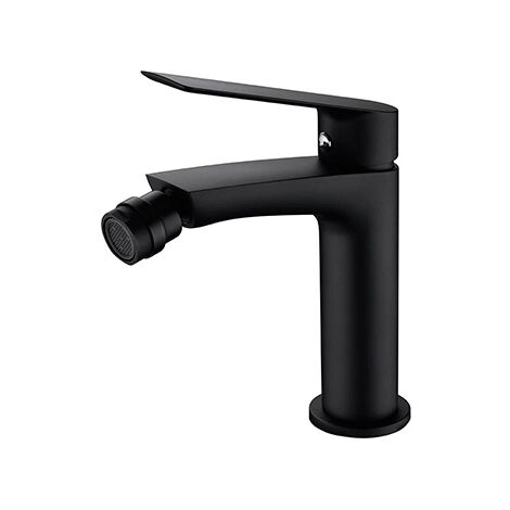 Grifo bidé monomando Luxor negro mate - IMEX
