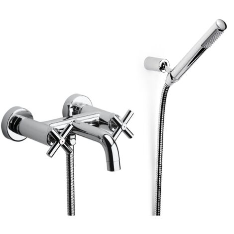 Grifo bimando exterior para baño-ducha con inversor automático LOFT - ROCA