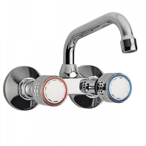 GRIFO BIMANDO MURAL PARA COCINA CON CAÑO SUPERIOR