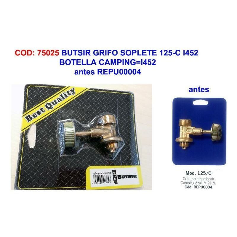 

Grifo Camping Botella Butsir 125-C M21,8 Repu0004I452