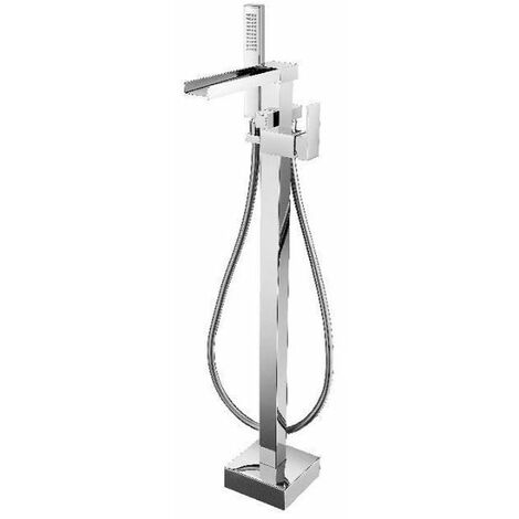 Grifo CASCADA monomando sobre SUELO baño/ducha TANO para bañera exenta Cromado