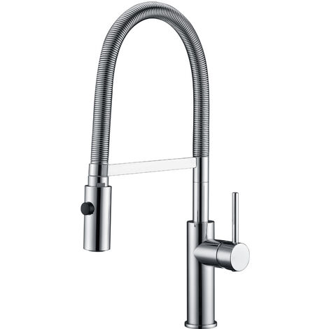 Grifo cocina con ducha profesional monomando Serie Torino - IMEX