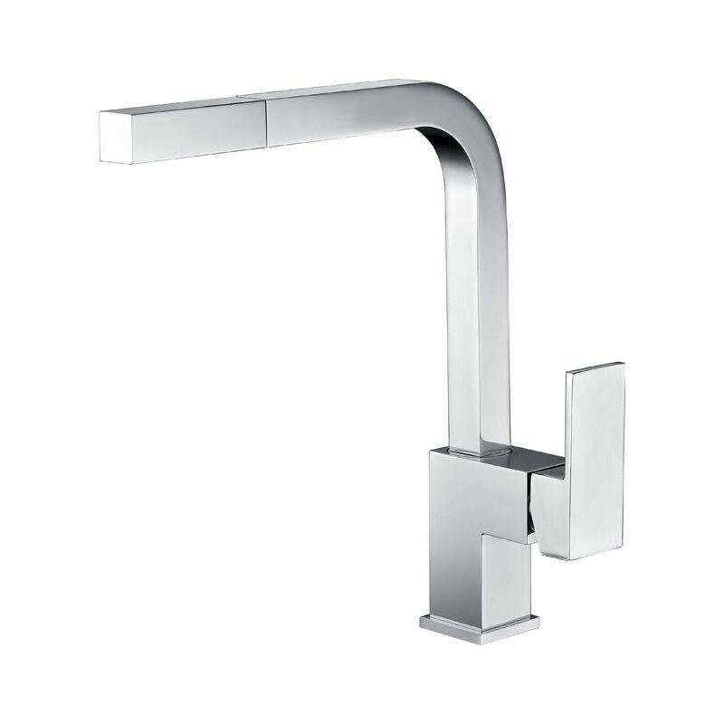 

Grifo cocina extraíble cuadrado monomando Serie Constanza - IMEX