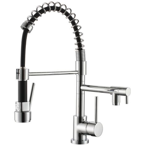 Grifo cocina OASIS caño alto industrial cromado BY EUROSANIT