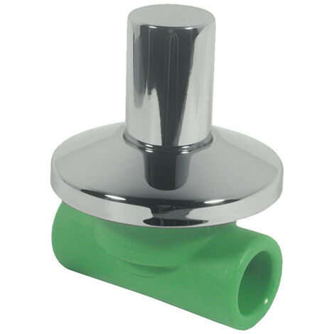 Grifo con corta la tapa de Aquatherm D 25 PP-T y latón 0040870