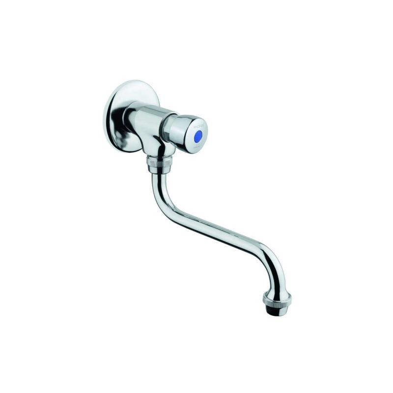 

Idral Grifo mural con caño curvo orientable 08015/E | cromado brillante