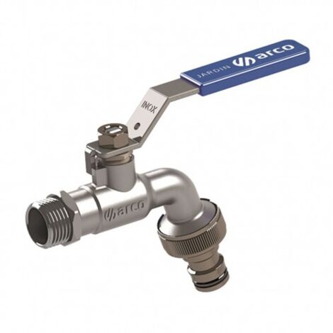 GRIFO CURVO CONEXION RAPIDA 1/2" M.INOX - EHLIS