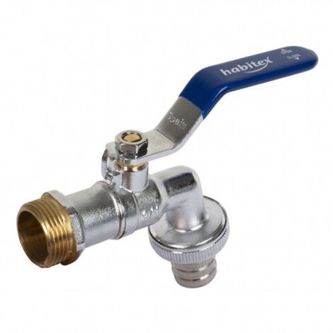 GRIFO CURVO ESF.RACOR MANG.1/2X3/4" HABI - EHLIS