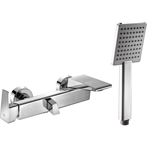 Grifo de bañera con mezclador monomando Atrio cromo GME