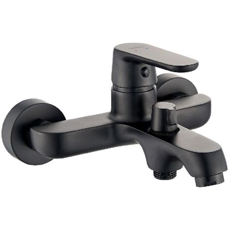 Grifo de bañera de pared Dima Black
